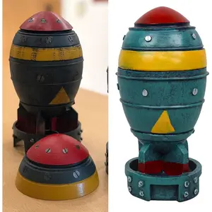 Nuke Storage Box, Nuke Tabletop Decoration, 3D Openable Resin Rocket Sculpture, Mini Nuke Statue Model, Mini Storage Box Decoration, Christmas Gift, Black Friday