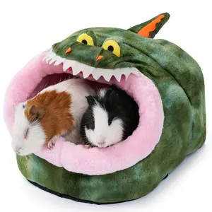 Cotton Small Animal Hideaway Bed for Hamsters, Guinea Pigs, and Other Small Pets - Cozy Cave Tent Accessory for Rabbit Hutch or Cage