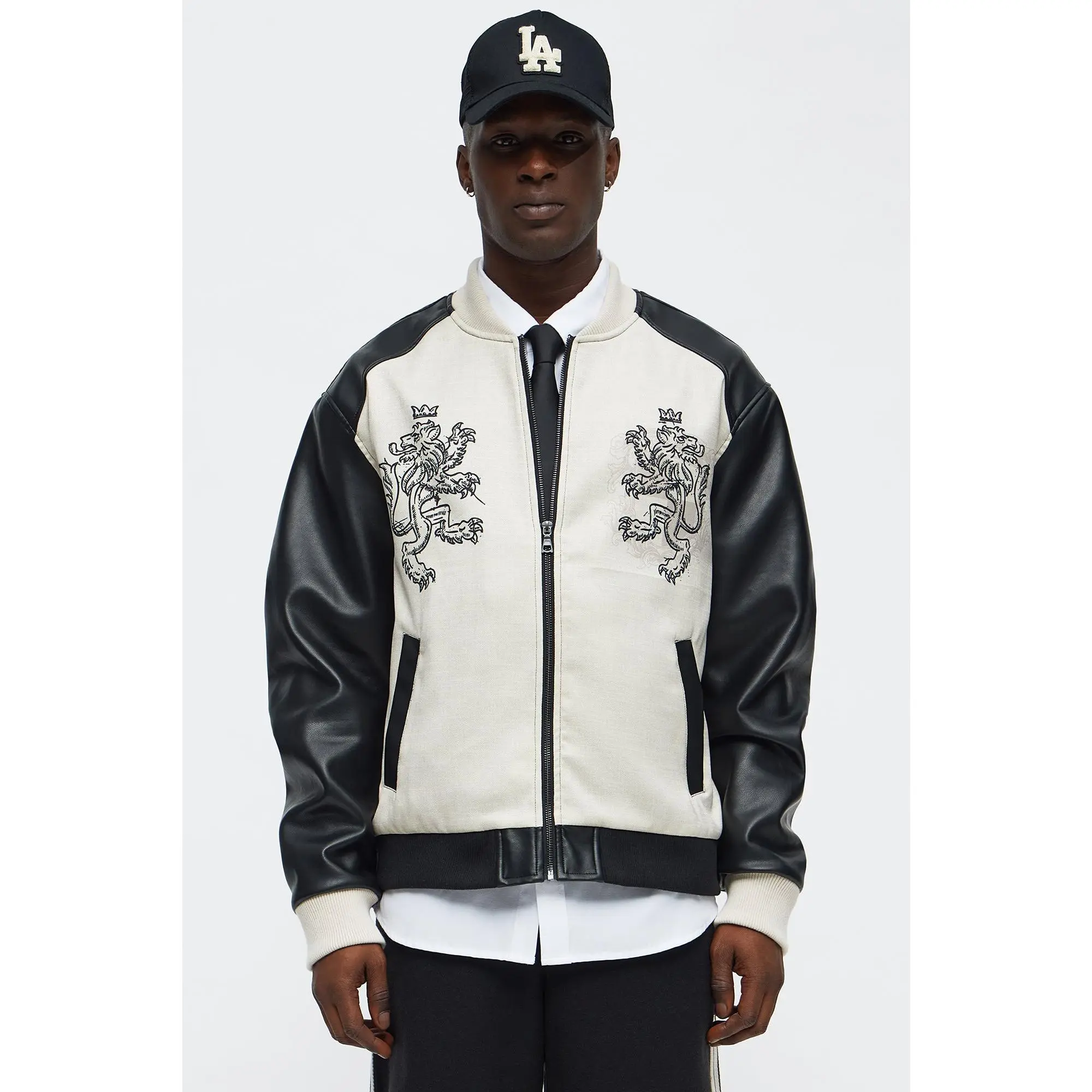 Divine Order Bomber Jacket - Black
