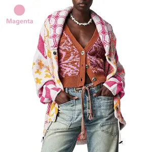 Moss Rose Autumn Essential Lapel Jacket with Unique Pattern – Lightweight Polyester Fabric for Comfortable Daily & Semi-Formal Wear