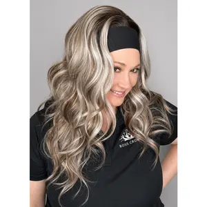 CARKIRA THREE Styles of Headband Wigs with Average Cap Unisex Heat Friendly