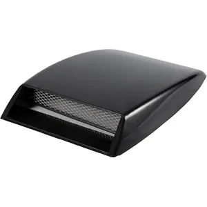 Air  Scoop Hood, Bonnet Vent Cover  Decorative Air  Scoop Accessory for  and (Black)