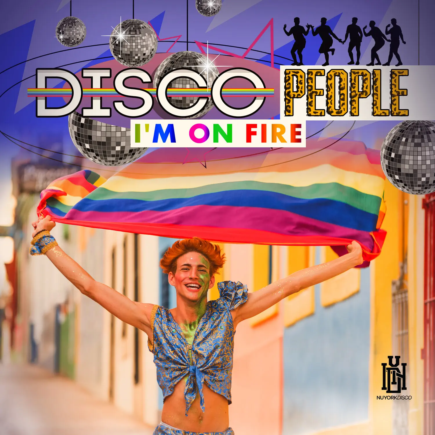 Disco People Band - I'm On Fire Compact Disc, Infectious Music with Rainbow Coalition Rhythms & Acappella Tracks for Dancing