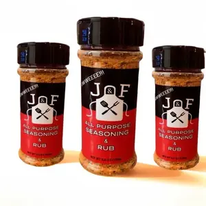 J & F Seasoning Flavor Meat Chicken Spice bottle