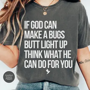 Comfort Colors Funny Christian Shirt Sarcastic Humor Baptism Religious Shirt Christian Scripture Shirt Funny Jesus Tee Gift For Her Women