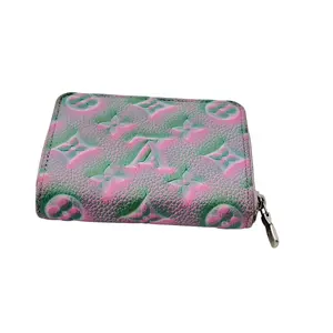 Pre-owned Louis Vuitton LEATHER WALLET Zippy Coin Purse from the limited edition Summer 2022 "Summer Stardust" collection
