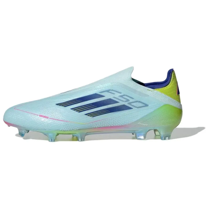 Adidas F50 Elite Laceless FG Stellar Icon Pack Comfort Soccer Cleats Unisex Blue IH0107