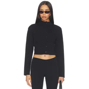EAVES Augustyne Knit Jacket in Black