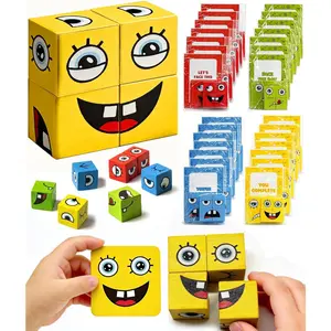 Swooflia 28 Pack Kids Emotion Matching Game Toys - Funny School Classroom Teacher Gifts Rewards Party Favors, Fun Educational Brain Toy for Preschool Kindergarten Class 1st 2nd Grade Ages 3-10