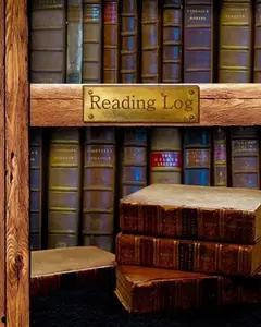 USED-Reading Log: Gifts for Book Lovers / Reading Journal [ Softback * Large (8 x 10) * Antique Books * 100 Spacious Record Pages & Mo by Smart Bookx (Paperback)