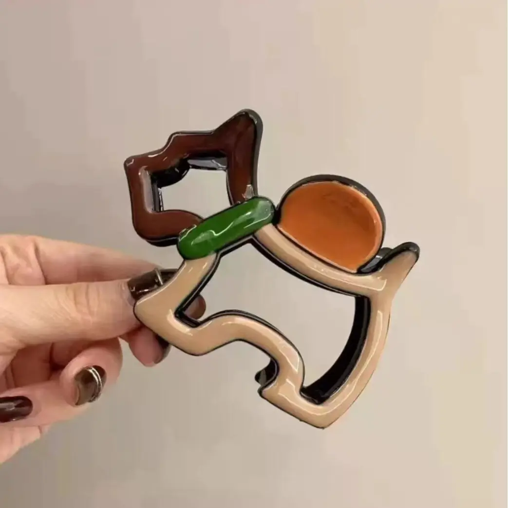 Cute Dog Shark Clip - Hollow-Out Puppy Claw Clip