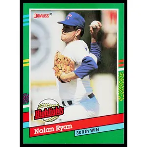 Nolan Ryan 1991 Donruss Bonus Cards #BC-15 Texas Rangers