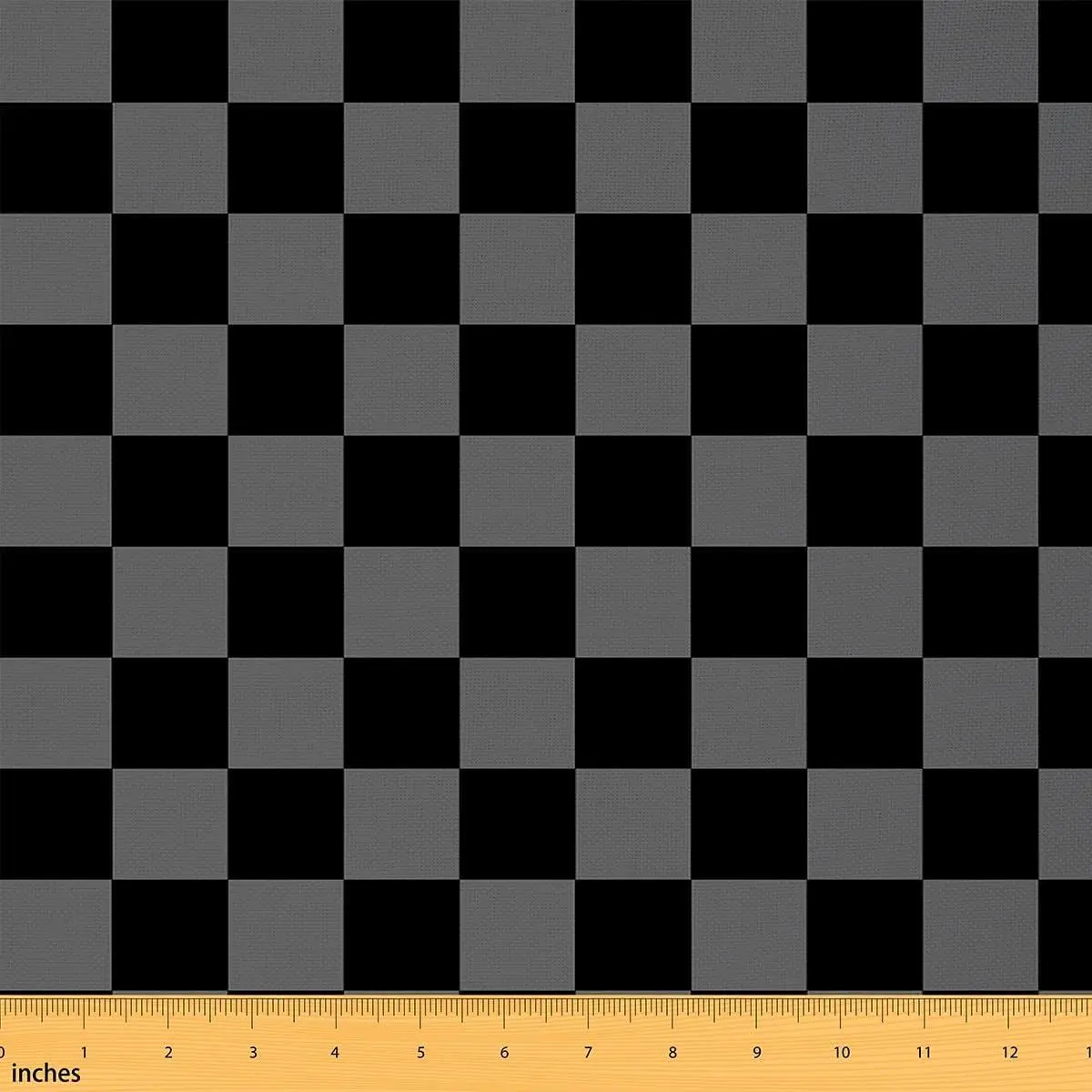 Checkered Retro Fabric Black Grey Plaid Upholstery Fabric Chairs Sofa Couch Geometric Vintage Home DIY Projects,Waterproof Decor Polyester Modern Simple Groovy