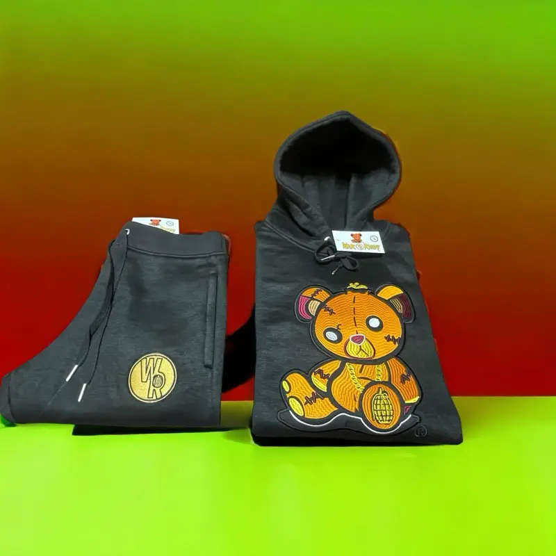 Adult “OG”  Premium Fleece Jumpsuit - All Bear Embroidery Design, 350 GSM, War Ready, Stylish and Warmth-Focusing Winter Wear - Menswear & Womenswear