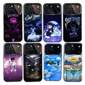 Simple and Sophisticated Design Fashion J-Junior H Sad Boyz Girlz Phone Case For iPhone 17 16 15 14 13 12 11 Pro Max Plus Air Samsung S21 S22 S23 S24 S25 Black Tpu Cover Hoco Christmas and Holiday Best Gifts