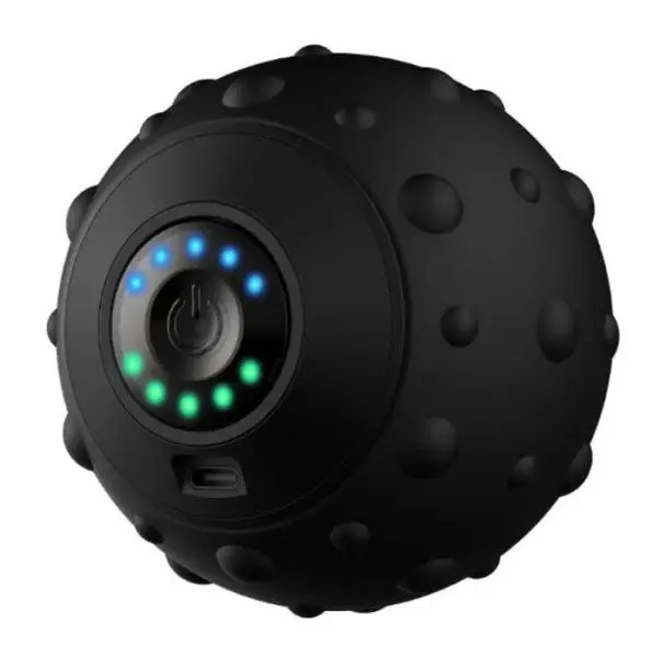 Unscented Electric Fascia Ball - 5-Inch Foam Core Muscle Relief Therapy Massager with Rechargeable Li-ion Battery for Athletes' Relaxation