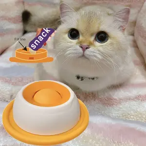 Pet Lick Pad Slow Feeder Snack Yogurt Licking Device, Anti-Slip Design, Clean Oral Hygiene, Fun Food Ball for Dogs & Cats