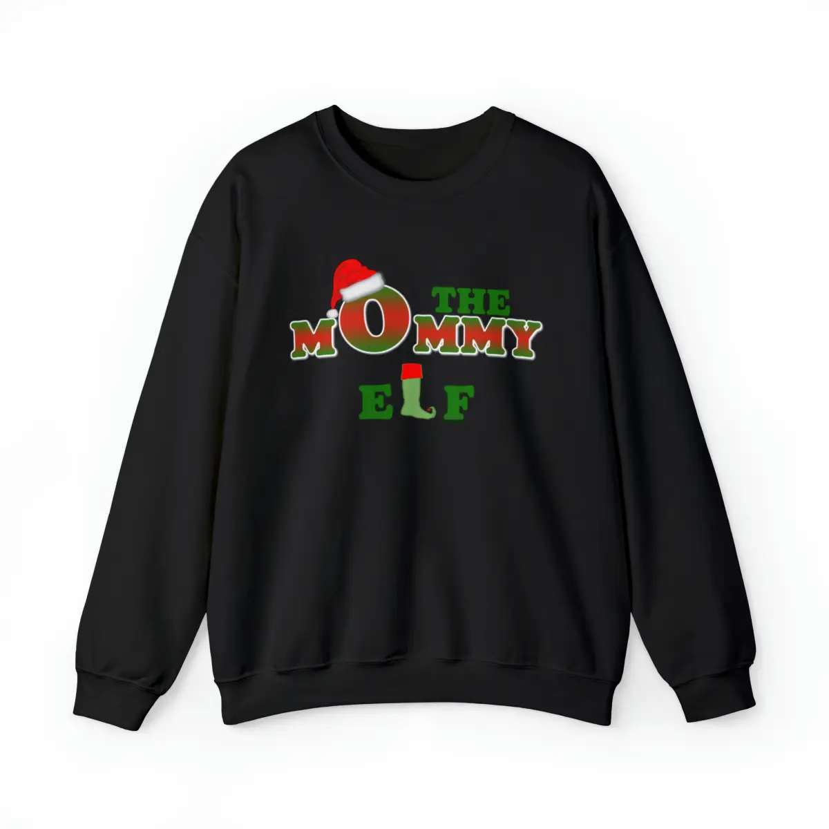 Mommy Elf, Mom Christmas Sweatshirt, Cute Christmas Shirt, Elf Shirts, Holiday Sweatshirt, Elf Family Sweatshirt, Elf Shirts Shirt, Unisex Crewneck Sweatshirt