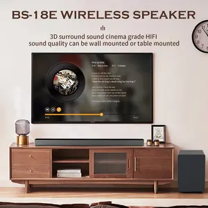 2.1 Heavy Bass Surround Sound System,Bluetooth Soundbar With Subwoofer, Wall-Mountable TV Speaker, Home Theater Stereo, Bluetooth 5.0, AUX/USB/Optical/Coaxial/HD(ARC) Connection