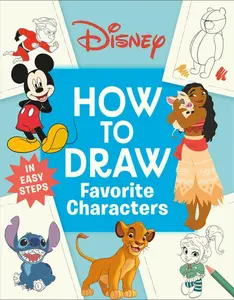 Disney How to Draw Favorite Characters -- DK - Paperback