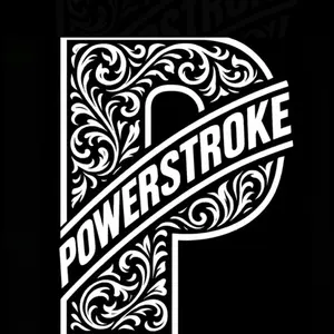 Powerstroke leathered decal