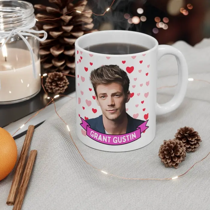 Grant Gustin 11oz and 15oz Ceramic Mug#321