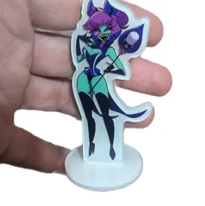 Hazbin Alastor Pinup Glow in the Dark Acrylic Standee - 2.5 Inches