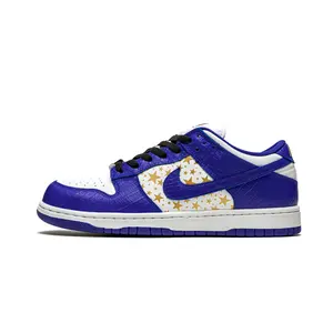 SB Dunk Low "Supreme - Stars - Hyper Blue" DH3228 100