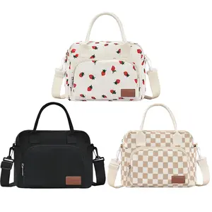 Nifogo Waterproof Leakproof Insulated Lunch Bag 15L Large Expandable Easy-Carry Cooler Eco-Friendly Stain Resistant Perfect for Work School Camping