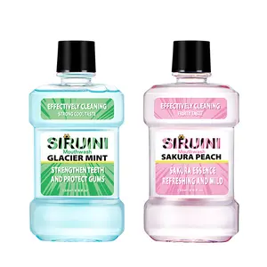 8.8 FL.OZ Basics Antiseptic Mouthwash, Mint, Sakura, Plaque Control Pre-Brush Oral Rinse, Refreshing Mint Flavor, Dentist Formulated,Natural Teeth Mouthwash, Oral Health, Fresh Breath, Clean and Care Gum, Back to School