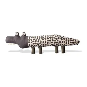 Canvas Dog Toy Croc My World