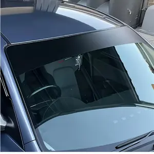 Fit Front Windshield Window Film - 5% Light Transmittance PVC UV Protection & Glare Reduction, Sun Shield & Heat Filtering Car Accessories for Most Vehicles, Tinted Appearance | Durable Adhesive
