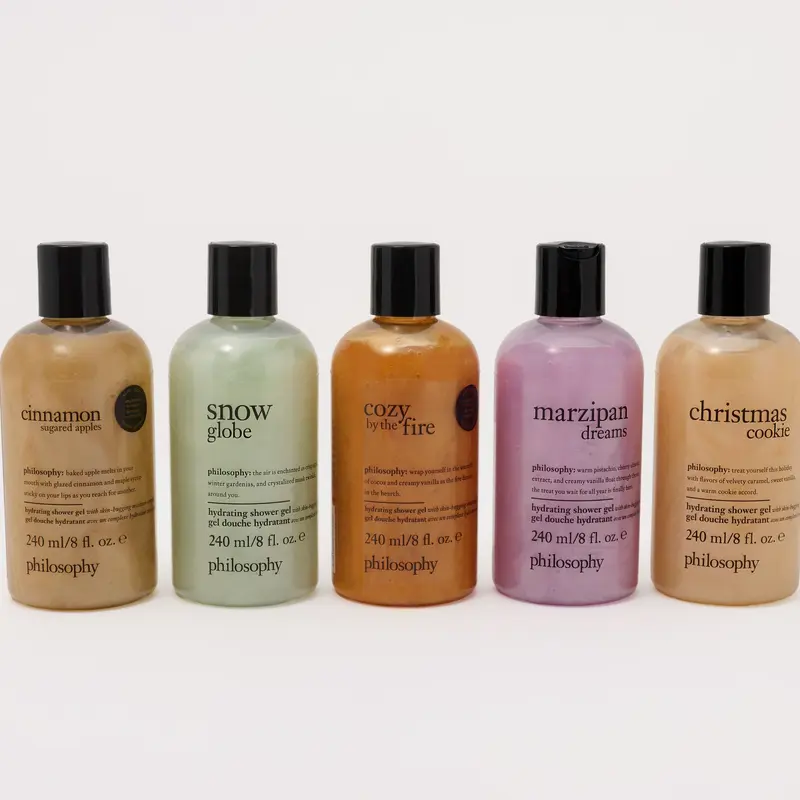 philosophy 5-piece 8oz seasonal shower gel collection