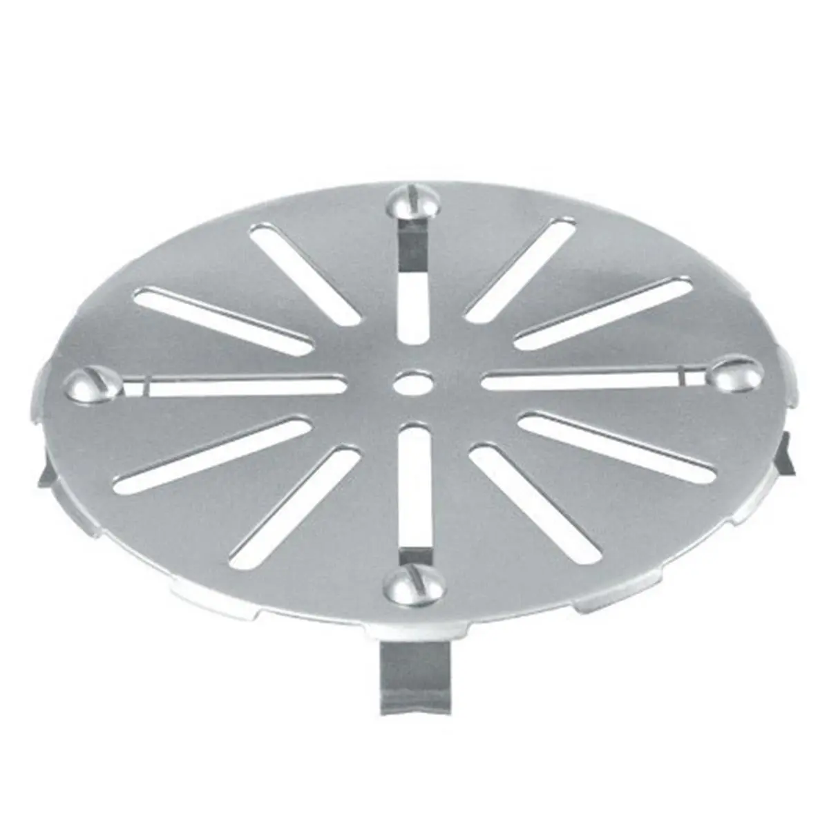 Sioux Chief 847-7 7-1/4 in. Chrome Round Stainless Steel Floor Drain Cover, 3-1/4 To 6-3/4 In, 7-1/4 In Diameter