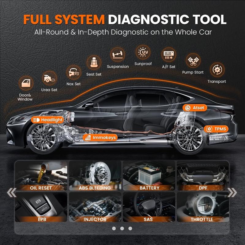 ANCEL V3 Elite OBD2 Scanner BMW/Mini/Rolls Royce Diagnostic Tool, Bidirectional Automotive Diagnostic Scanner with 21 Resets, ABS Bleeding, SAS/EPB/Oil Reset, Battery Test, Full System Auto Scanner Code Reader