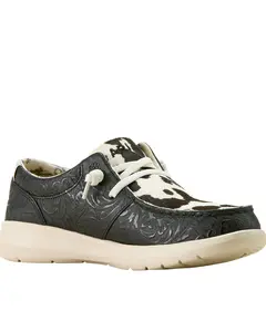 Ariat Women's Hair-On Tooled Hilo Casual Shoes Moc Toe - 10063882