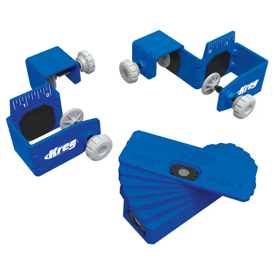 Kreg Universal Drawer Front Mounting Kit Adjustable Cabinet Hardware Set