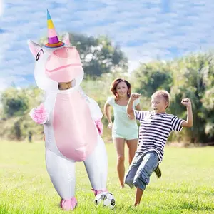 Halloween Inflatable Unicorn Costume for Adults, Perfect Party Gift, Carnival Easter Party, Fun and Unique Halloween Apparel