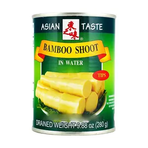 ASIAN TASTE Bamboo Shoot Tips 540g - Ready-to-Eat, Perfect for Hot Pot, Braised Dishes & Quick Meals Tin Pack
