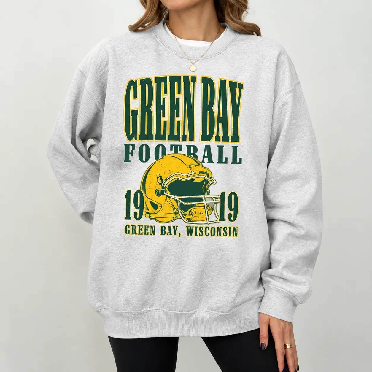 Green Bay Wisconsin Vintage Style Shirt, Retro Foootball Crewneck T-Shirt Hoodie, Sport Lover Gift, Game Day Sweater