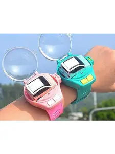 New Watch Remote Control Car Toys with Dustproof Cover 2.4 GHz Mini Long Distance Wrist Watch RC Car USB Power Battle Watch for Kids Boys Girls Outdoor Toys Birthday Gifts juguete rc