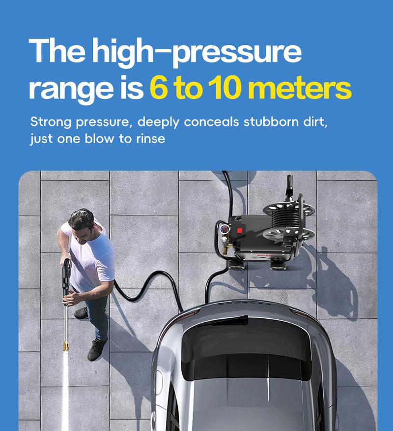 Metoxa High Pressure Washer 2000W Power Washer with 4 Nozzles & Foam Cannon for Cars Driveways Fences Patios Home Cleaning 3.5 GPM electric pressure washer Metoxa High Pressure Washer 2000W Power Washer with 4 Nozzles & Foam Cannon for Cars Driveways Fences Patios Home Cleaning 3.5 GPM electric pressure washer