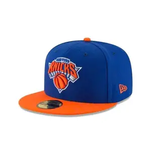 New York Knicks Black Team Color Basic NBA New Era 9FIFTY Snapback Hat Unisex Streetwear Hats Collector Style Headwear for Baseball and Urban Fashion Lovers