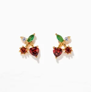 Cherry On Top Studs Cherry On Top Studs