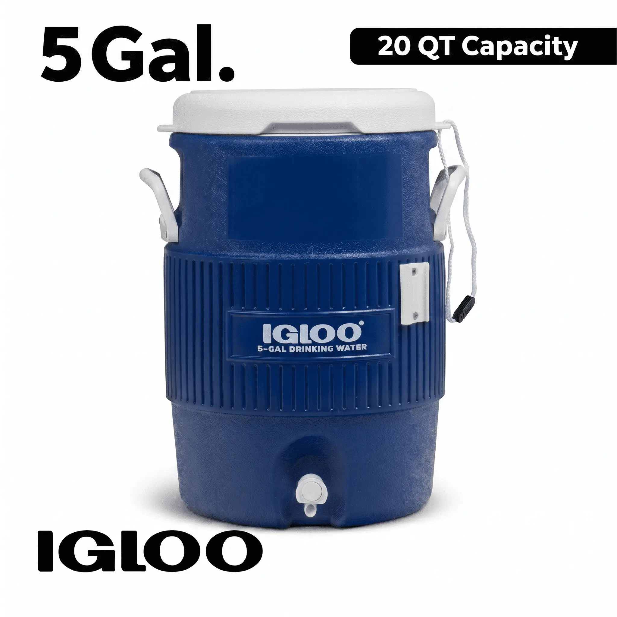 Igloo 5 Gallon Heavy-Duty Beverage Cooler, Orange Igloo 5 Gallon Heavy-Duty Beverage Cooler, Orange
