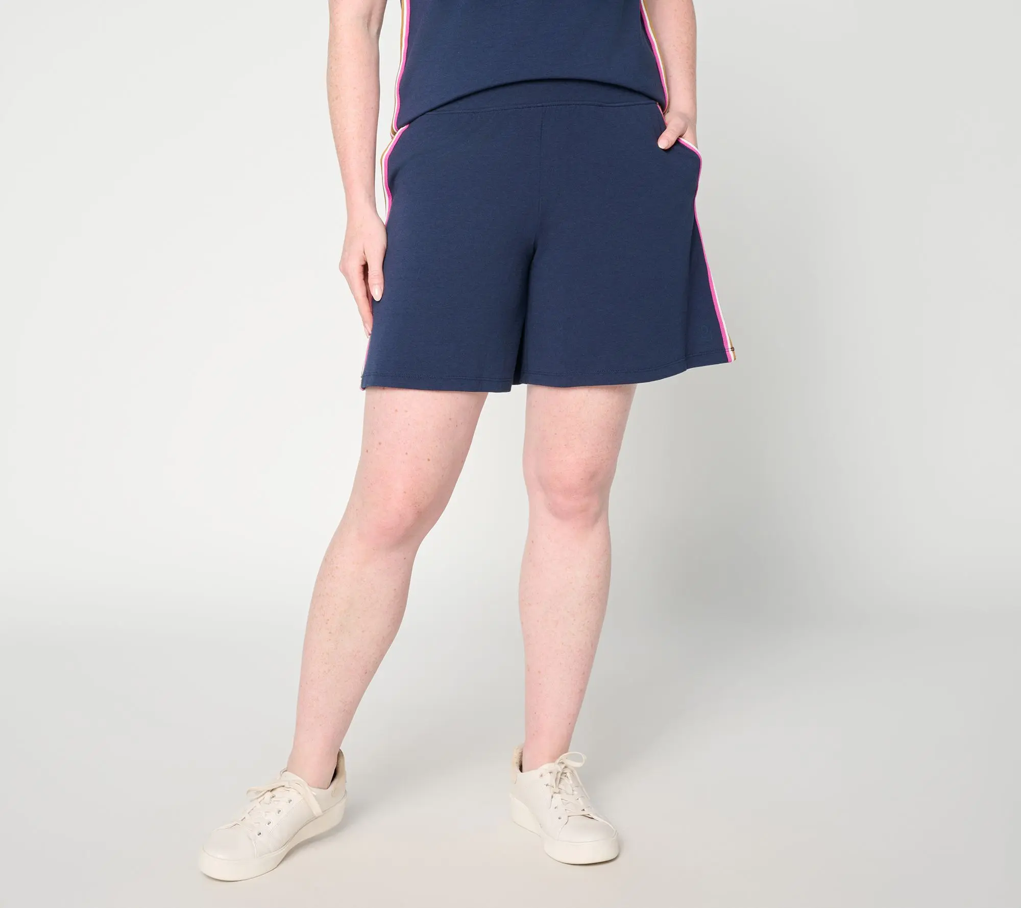 Cuddl Duds Cottonwear+ Short with Tape Trim