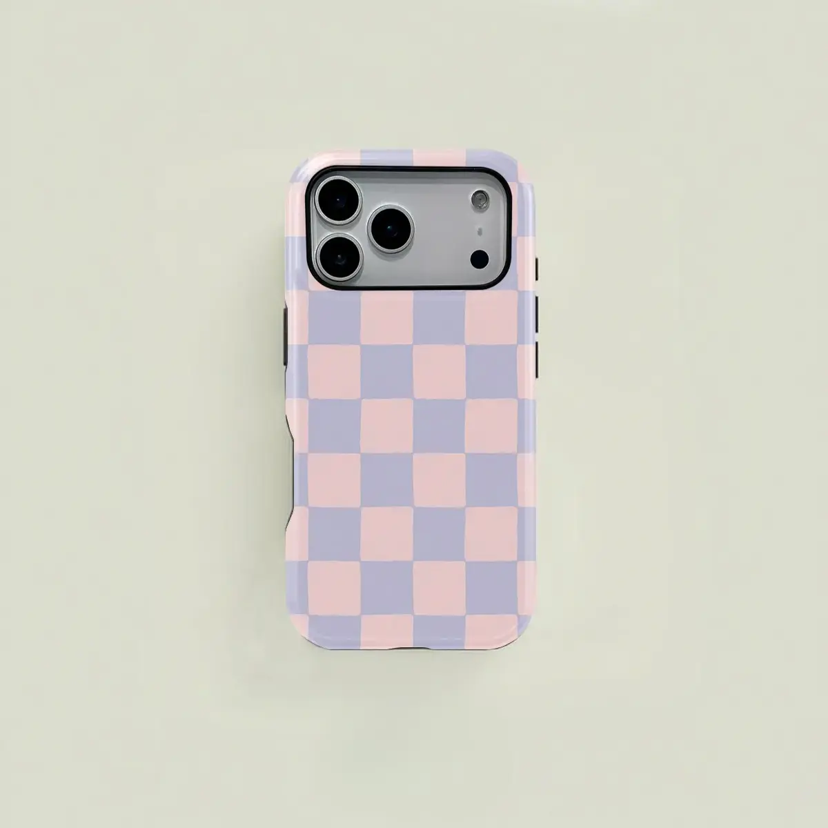 Checkered Pattern Tough Phone Case with HD Prints,Heavy Duty Shockproof 2in1 Protective Cover,phone Case Suitable for Iphone 11/12/13/14/15/16/17 Pro Promax Plus Air and Samsung S22/S23/S24/S25 Plus Ultra Fe,Holiday Gift Minimalist Fashion Case, Accessori