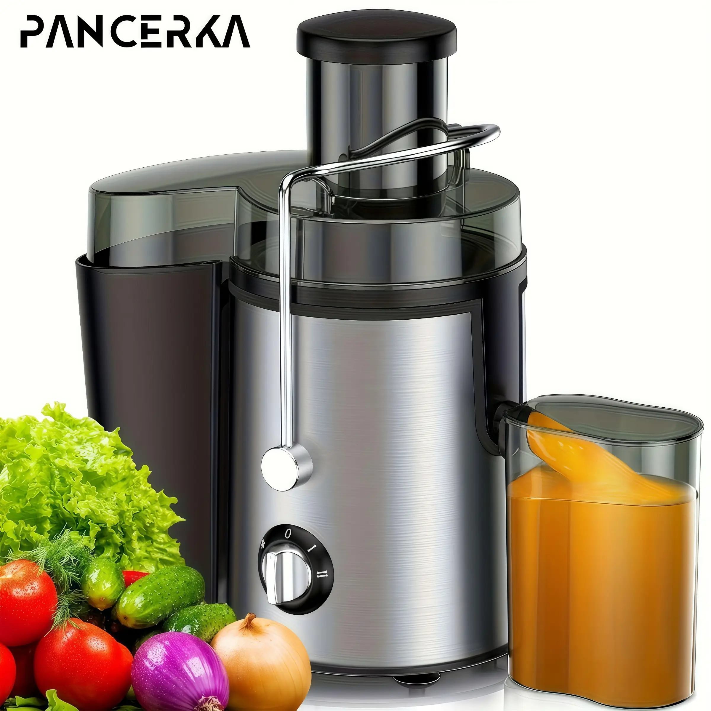 Electric Juicer Machines Vegetable and Fruit, 800W Centrifugal Juicer with 3" Wide Mouth, Easy Clean, BPA-Free & High Yield Extractor