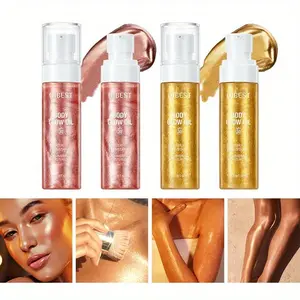 Glitter Body Highlighter Oil, 1pc Long Lasting Body Glitter, Body Makeup for Women, Body Care Product for Daily Use, Cosmetic