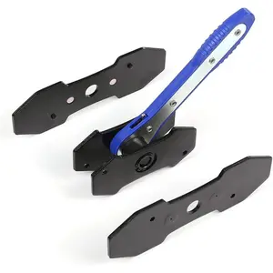 1set 360° Brake Caliper Press Tool with 2 Groups Steel Plates,Blue Ratchet Piston Spreader Automotive Tools Car Brake Repair & Instalation,4 in 1 Universal Disc Ratchet Brake Caliper Tool